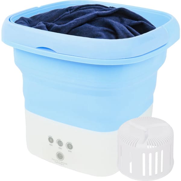 Mini Lave Linge Pliable Bleu Mini Lave Linge Pliable Bleu